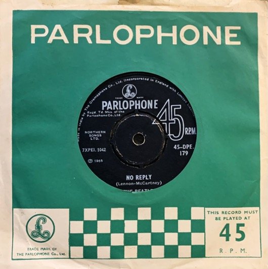 THE BEATLES-ROCK AND ROLL MUSIC/ NO REPLY-VINYL EP vinyl record cover - buy online India