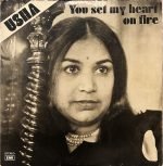 USHA-YOU SET MY HEART ON FIRE-VINYL LP vinyl record cover - buy online India