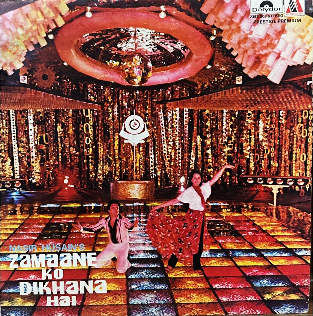 ZAMAANE KO DIKHANA HAI-VINYL LP RECORD vinyl record cover - buy online India