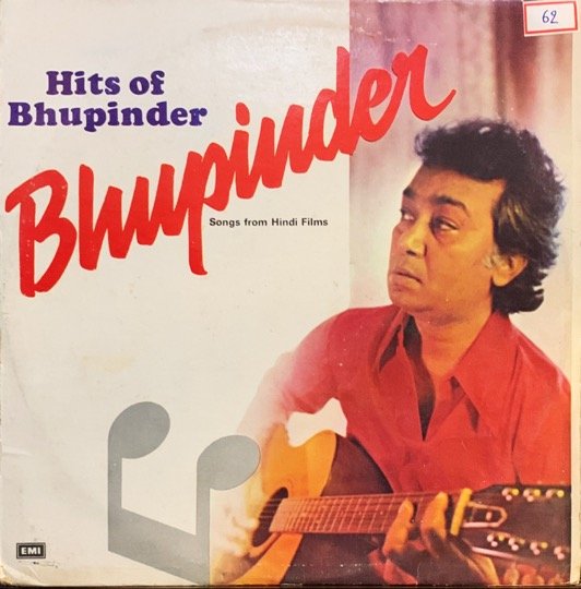 HITS OF BHUPINDER-VINYL LP RECORD vinyl record cover - buy online India
