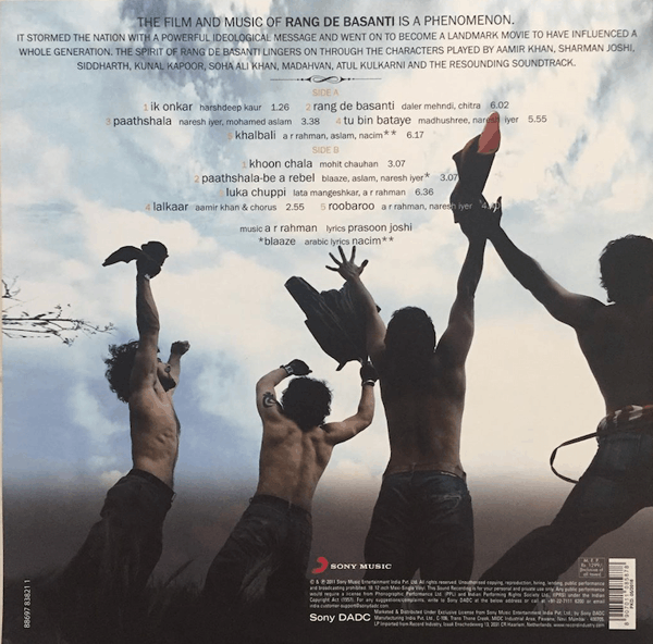 rang de basanti vinyl lp