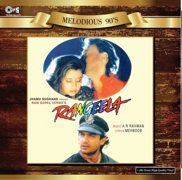 RANGEELA-A R RAHMAN-VINYL LP vinyl record cover - buy online India