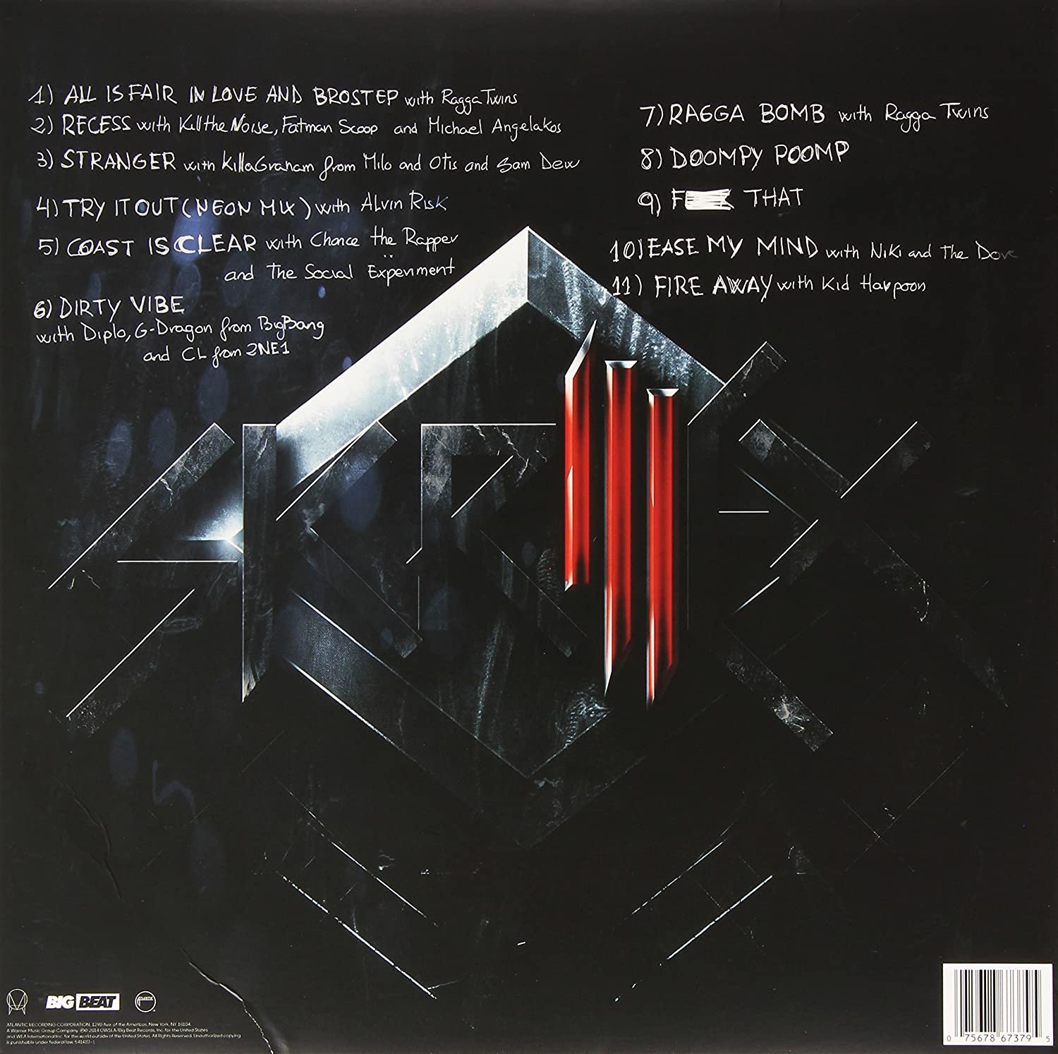 SKRILLEX – RECESS-VINYL LP vinyl record cover - buy online India