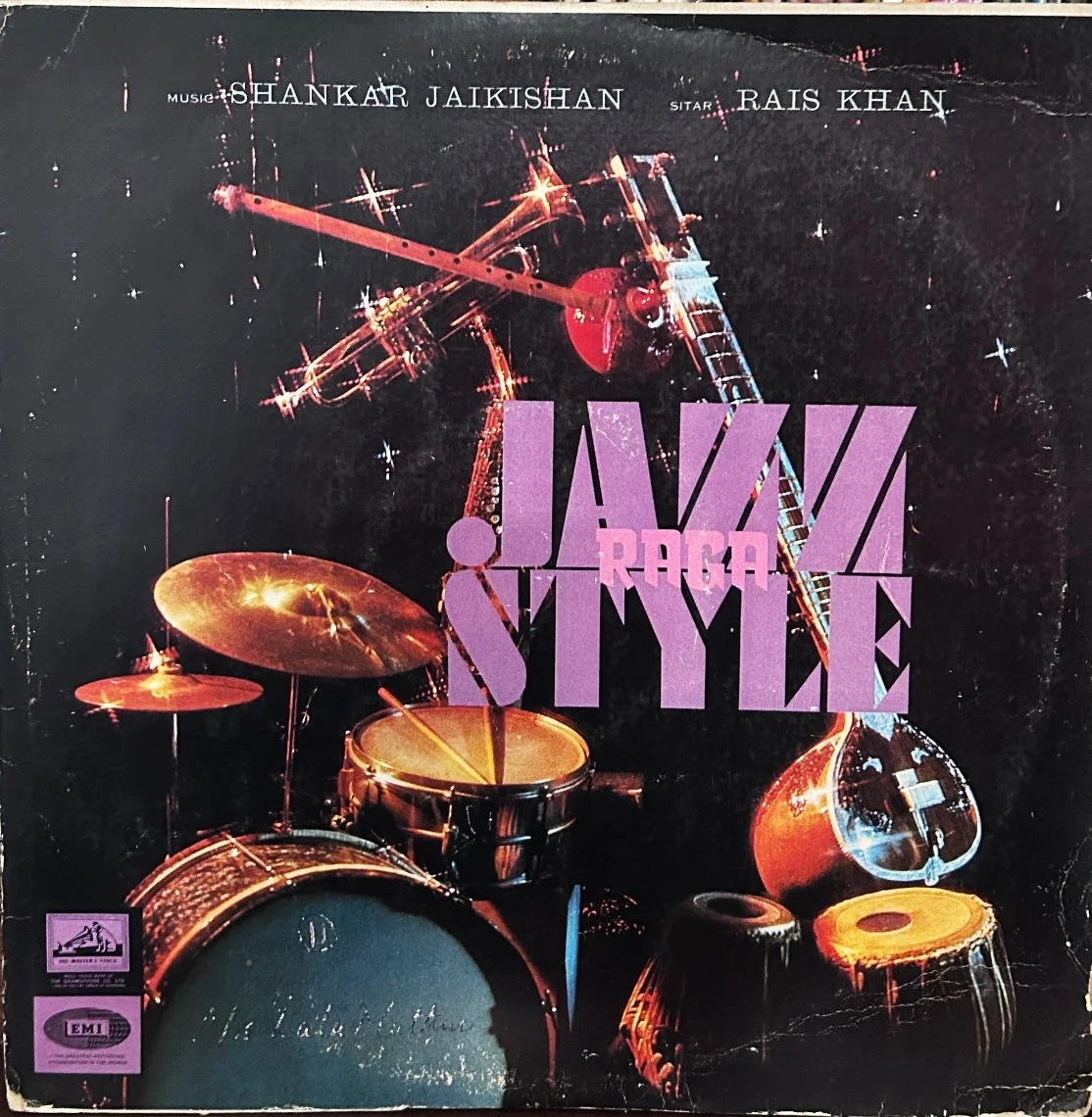 raga jazz style vinyl lp