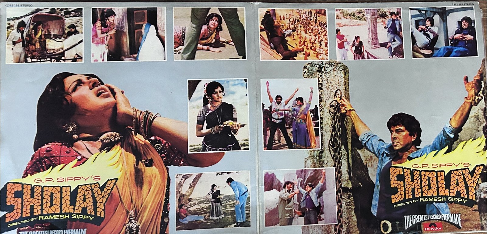 SHOLAY GREATEST RECORD EVER VINYL LP-5