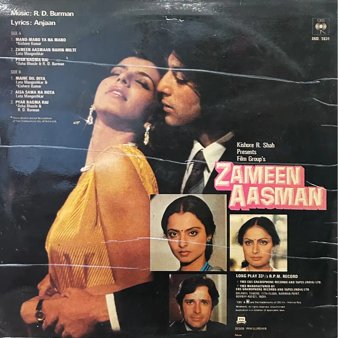 ZAMEEN-AASMAN-VINYL LP