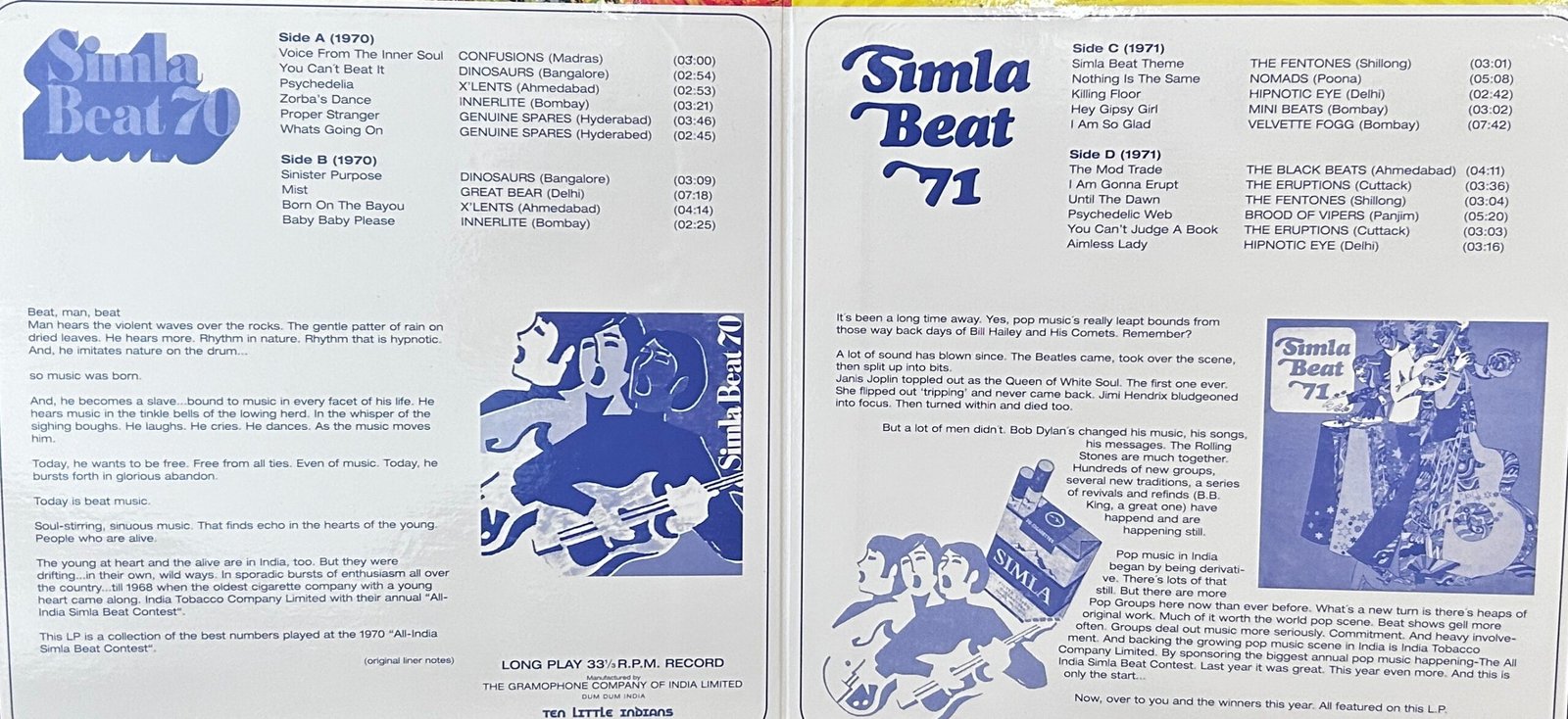 SIMLA BEAT VINYL LP